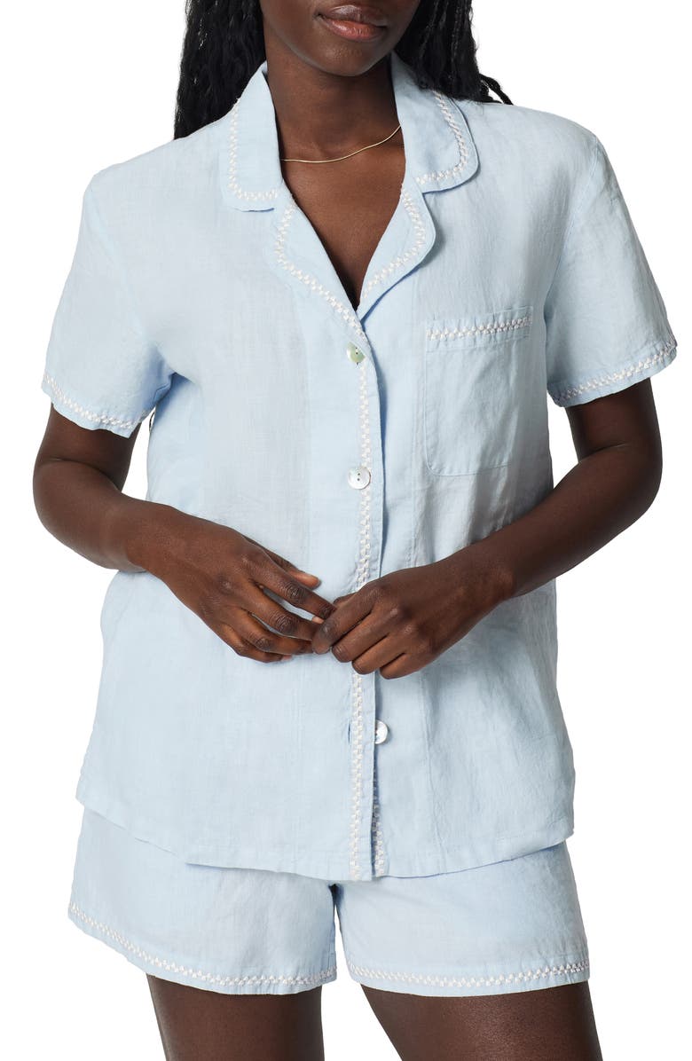 BedHead Pajamas Linen Short Pajamas, Alternate, color, 