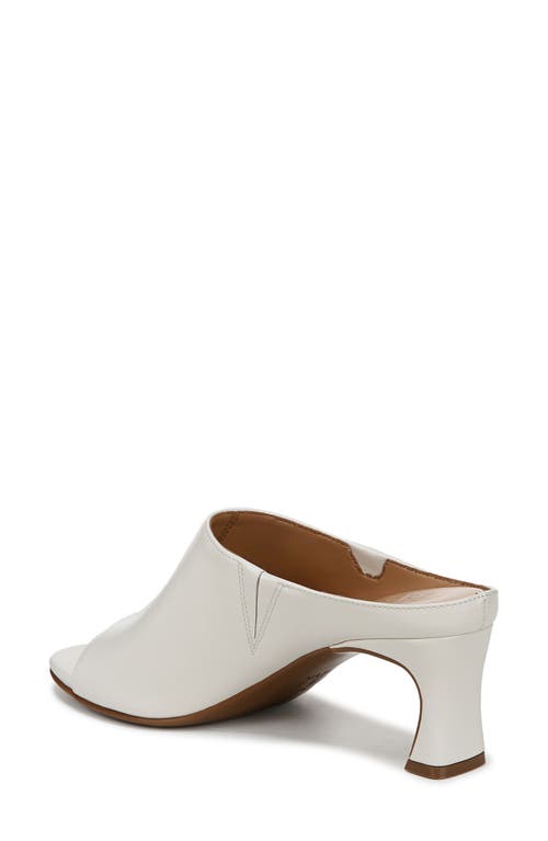Naturalizer Imogen Slide Sandal In Warm White Faux Leather