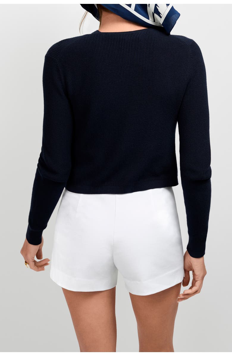 Trina Turk Transcontinental Cardigan, Alternate, color, Ink