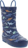 Western Chief Kids' Shark Bait Rain Boot