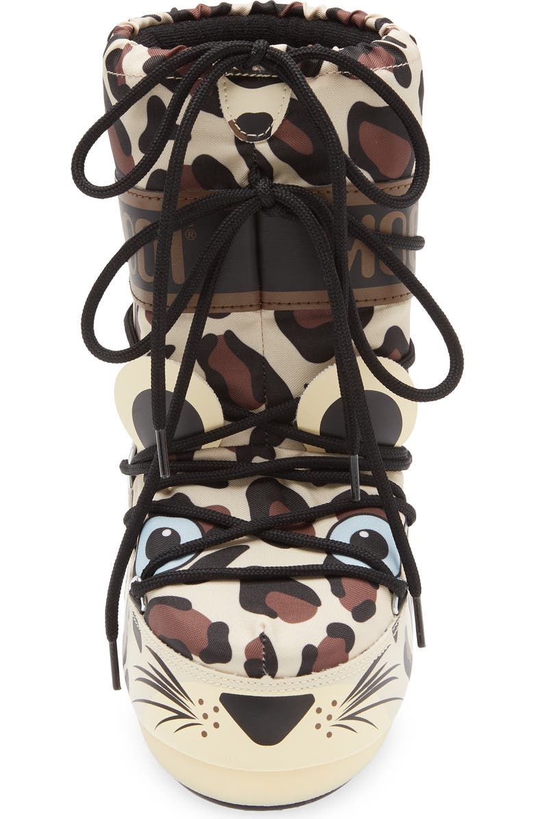 Moon Boot<sup>®</sup> Kids' Icon Animal Boot, Alternate, color, Leopard