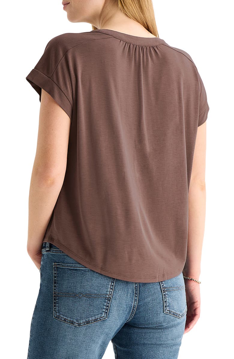 Lucky Brand Sandwash Notch Top, Alternate, color,