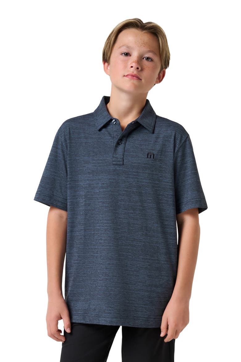 Kids' Y The Heater Polo, Main, color, VINTAGE INDIGO/ BLACK