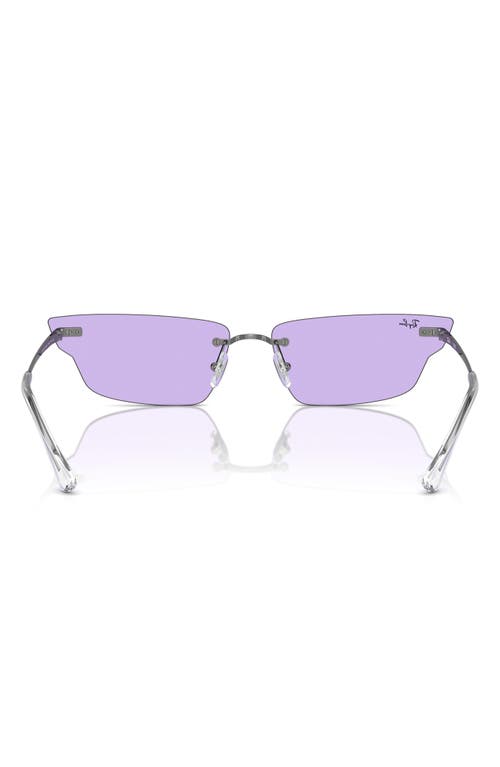 Ray Ban 66mm Anh Frameless Butterfly Sunglasses