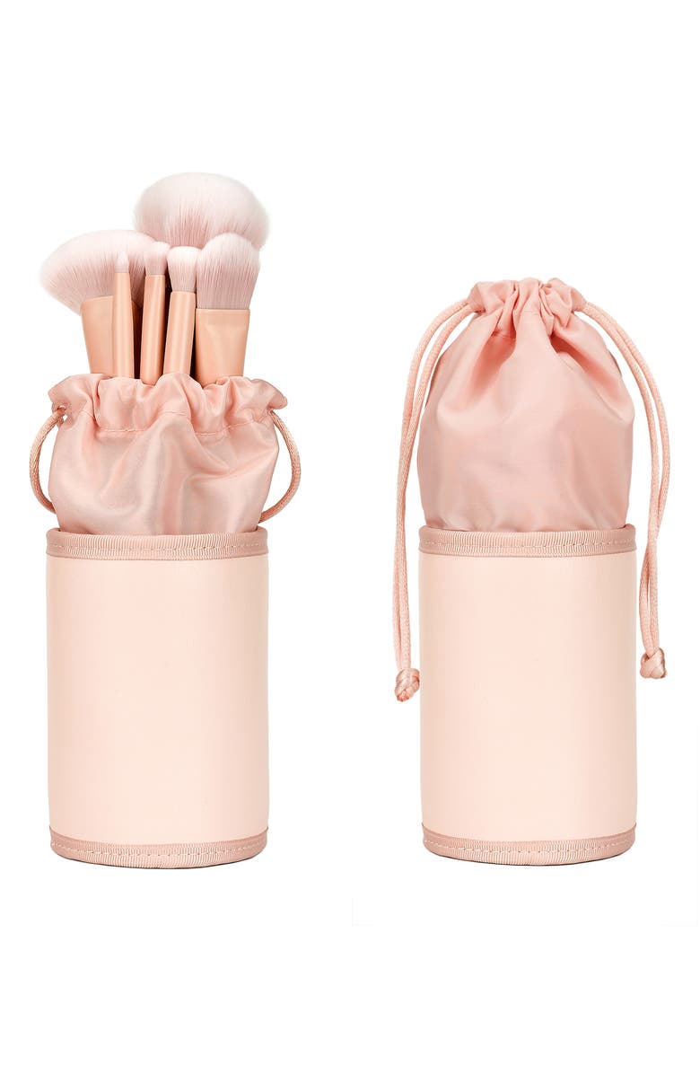 COLORJUST Matte Pink Brush Set, Alternate, color,