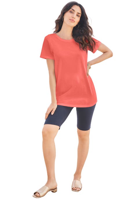 Plus Size Cotton Ultimate Crewneck Tee (Plus)