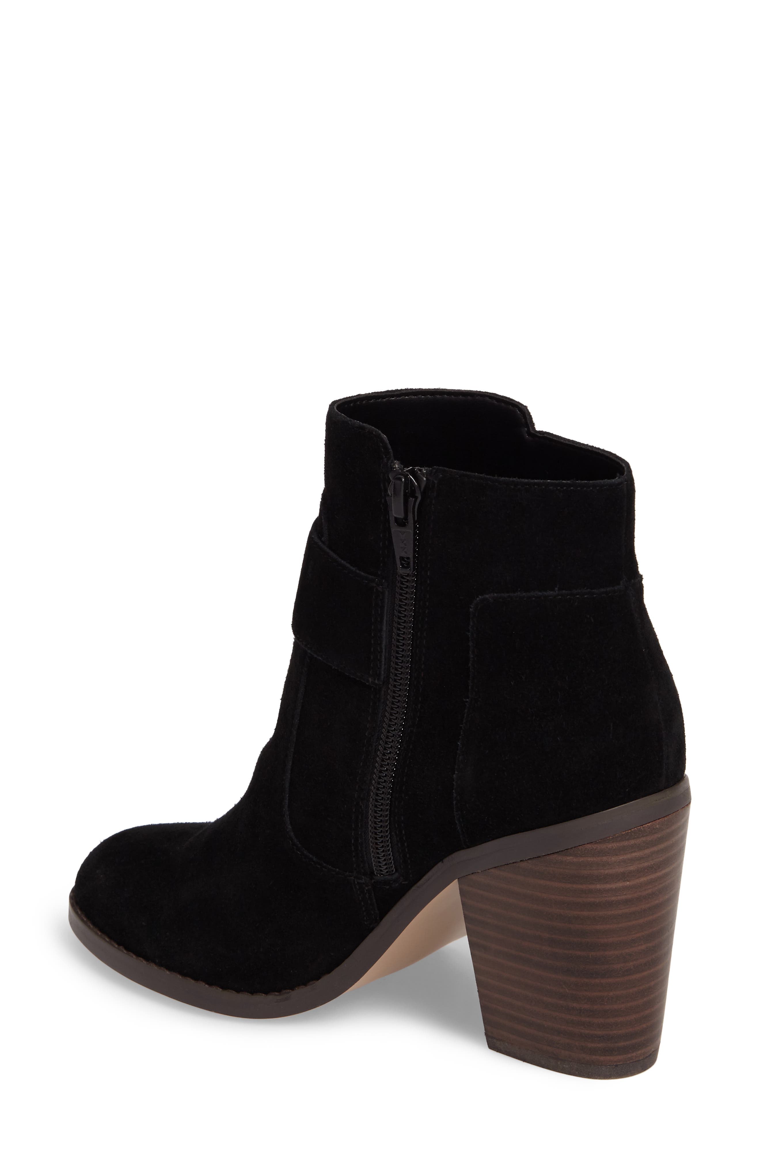 Grove Buckle Bootie, Alternate, color, BLACK