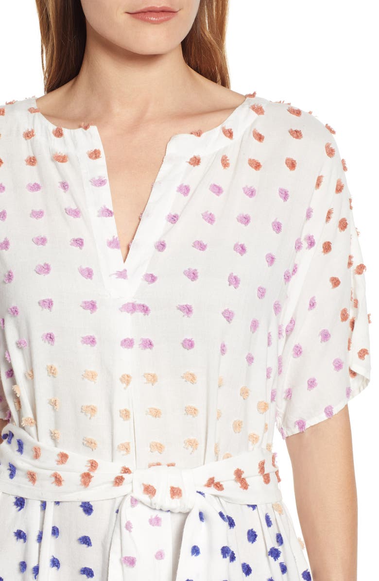 Lou & Grey Split Neck Maxi Dress, Alternate, color, 