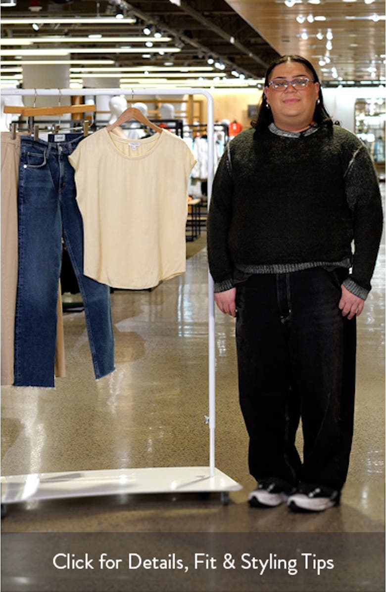 Dolman Sleeve Satin T-Shirt, sales video thumbnail