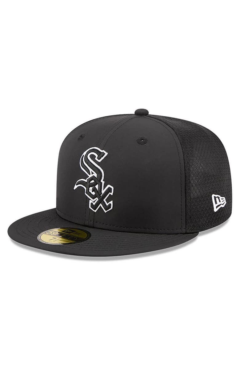 New Era Men's New Era Black Chicago White Sox 2026 Batting Practice 59FIFTY Fitted Hat, Main, color, Black