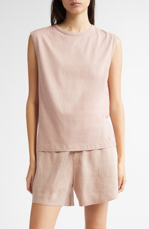 LOULOU DE SAISON LOULOU DE SAISON BRANI SLEEVELESS COTTON T-SHIRT