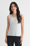 Ming Wang Scoop Neck Knit Tank