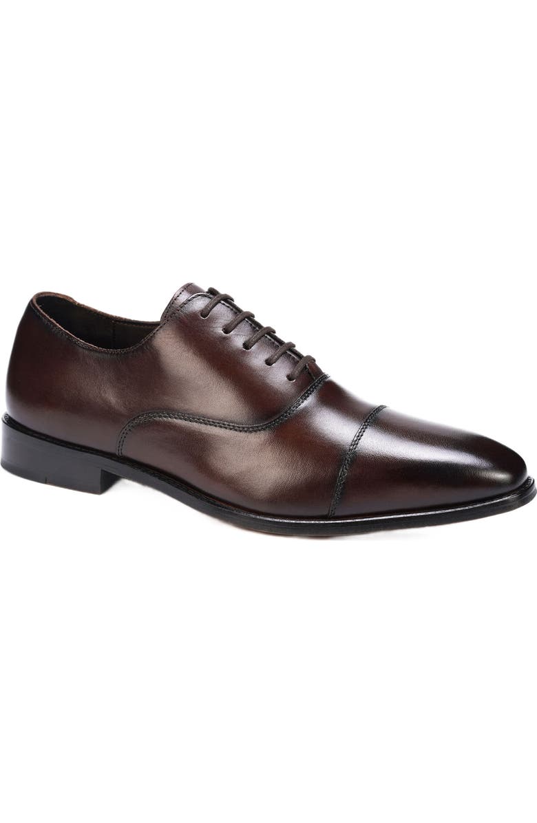 Anthony Veer Bill Cap-Toe Oxford, Main, color, Chocolate Brown Burnished