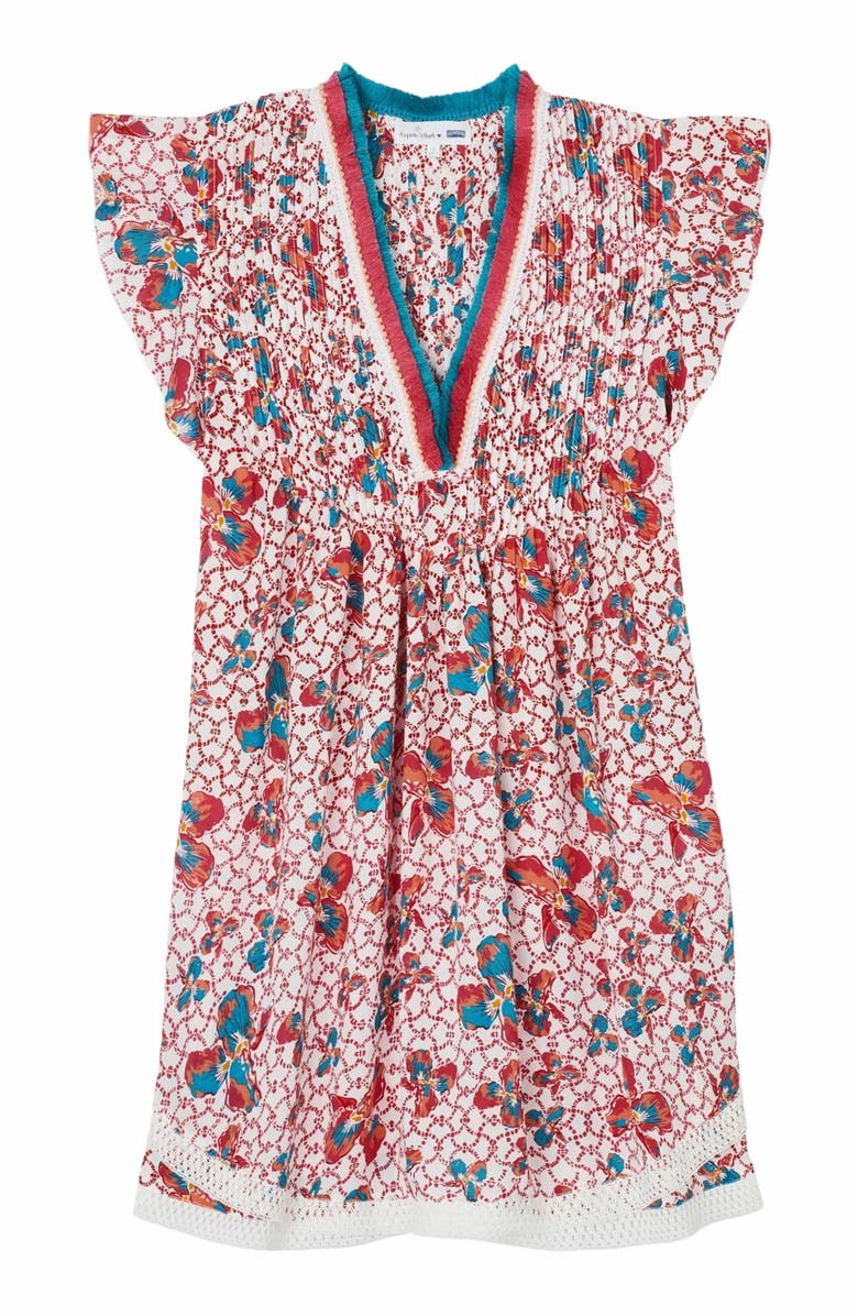 Vilebrequin Women's Iris Lace Mini Dress - Vilebrequin X Poupette St Barth, Main, color,