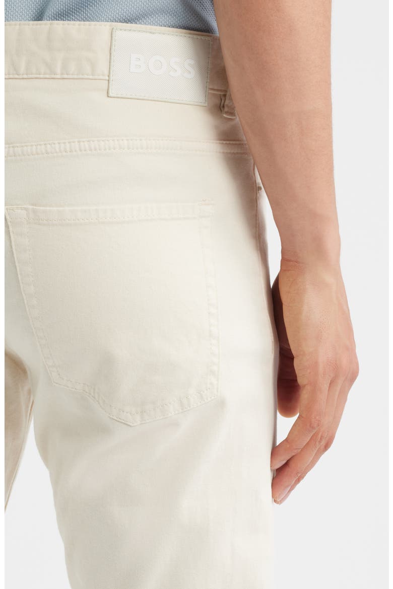 Delaware Slim Fit Five Pocket Pants, Alternate, color, OPEN WHITE