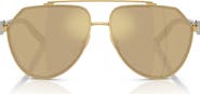 Dolce&Gabbana 62mm Oversize Pilot Sunglasses
