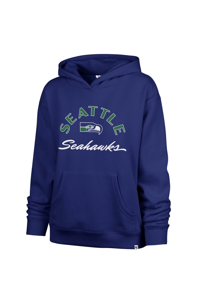 '47 Women's '47 Royal Seattle Seahawks Whirlwind Naomi Pullover Hoodie, Alternate, color, Royal