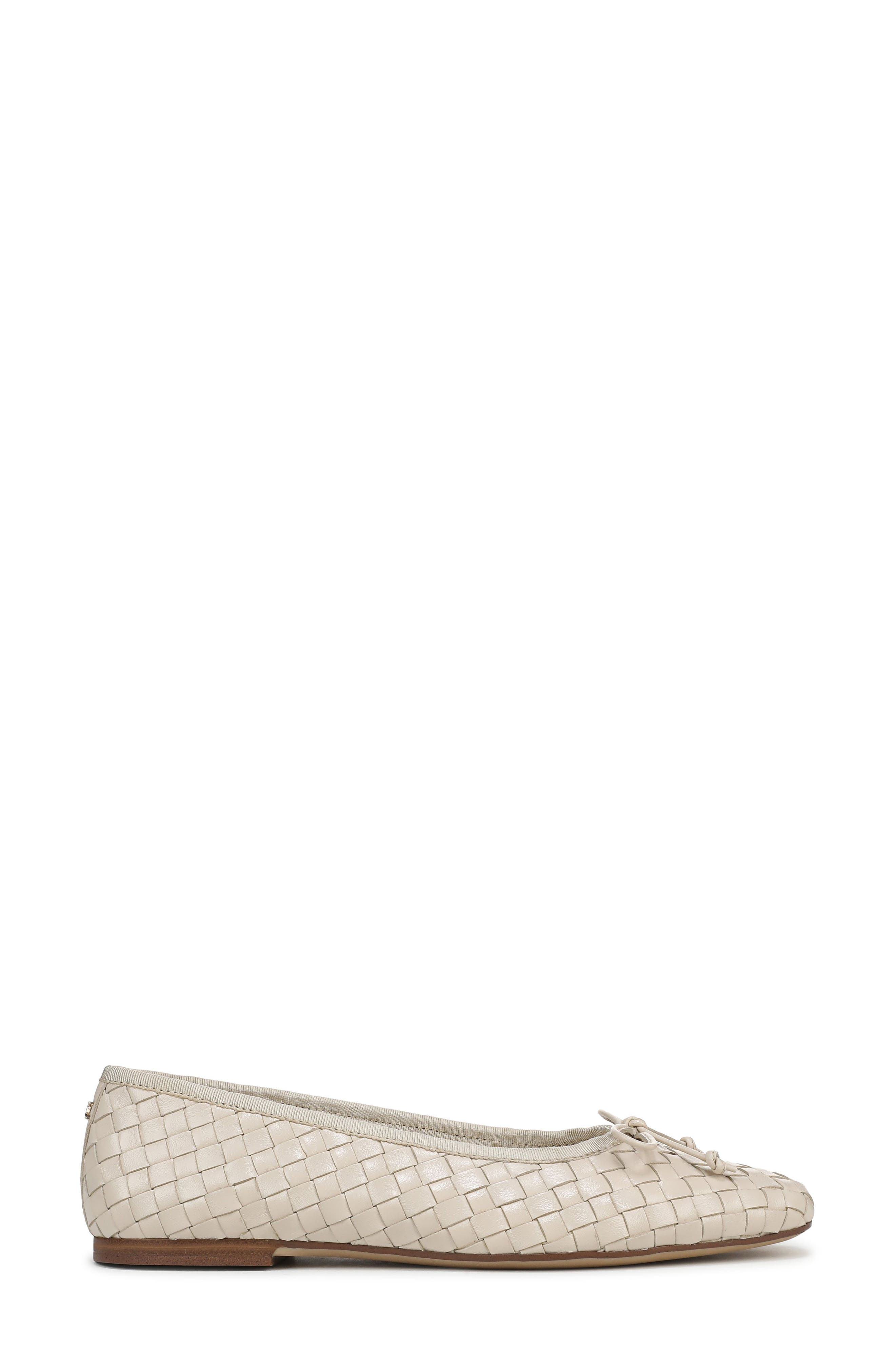 Ruthie Woven Ballet Flat, Alternate, color, MODERN IVORY