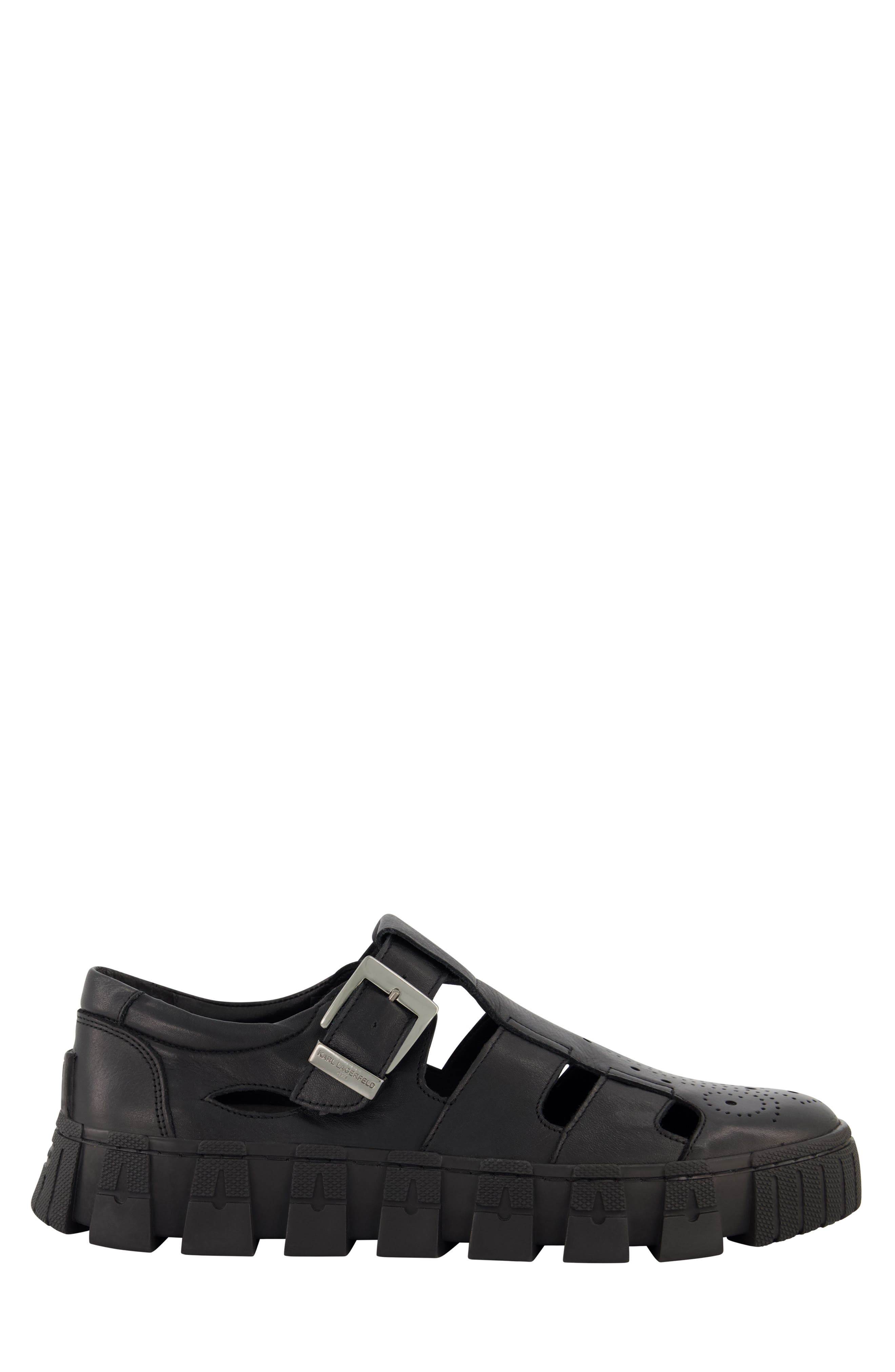 KARL LAGERFELD PARIS Fisherman Sneaker, Alternate, color, 