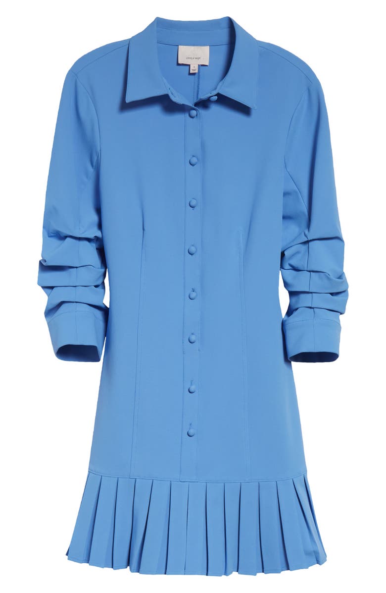 Cinq à Sept Lucilla Shirtdress, Alternate, color, Endless Sky
