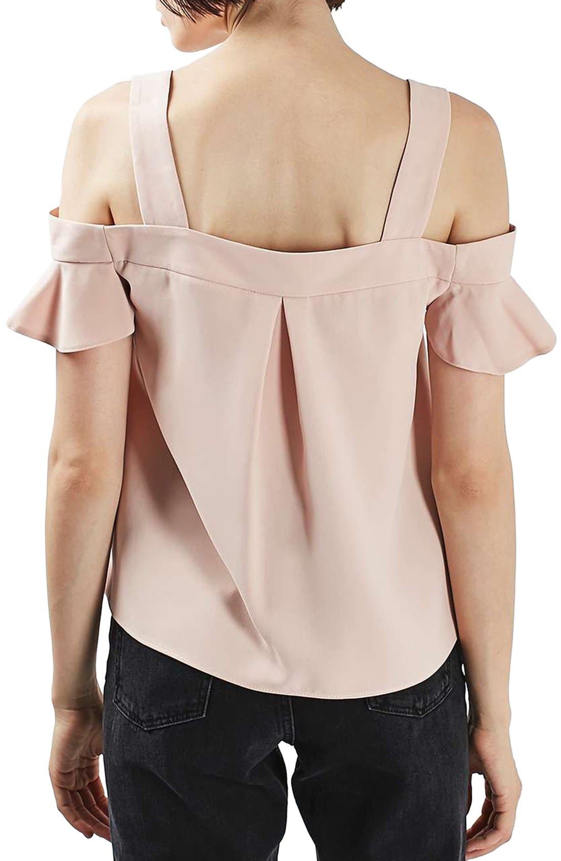 'Polly' Ruffle Bardot Top - image 2