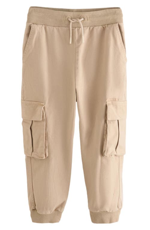 smALLSAINTS by ALLSAINTS Kids' Cotton Stretch Twill Cargo Joggers in Neutral  product
