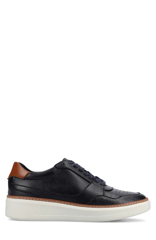 Vance Co. Vance Mens Hustle Perforated Low Top Court Sneaker In Blue