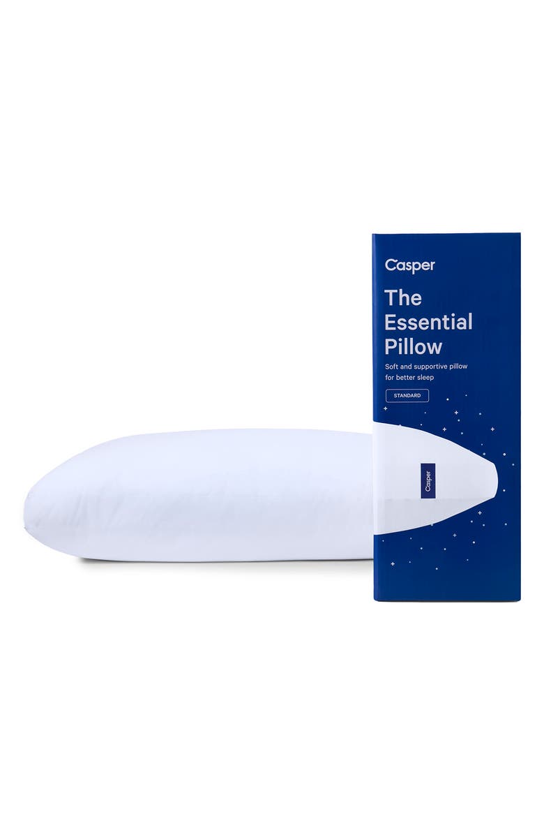 Casper Essential Pillow, Alternate, color, White