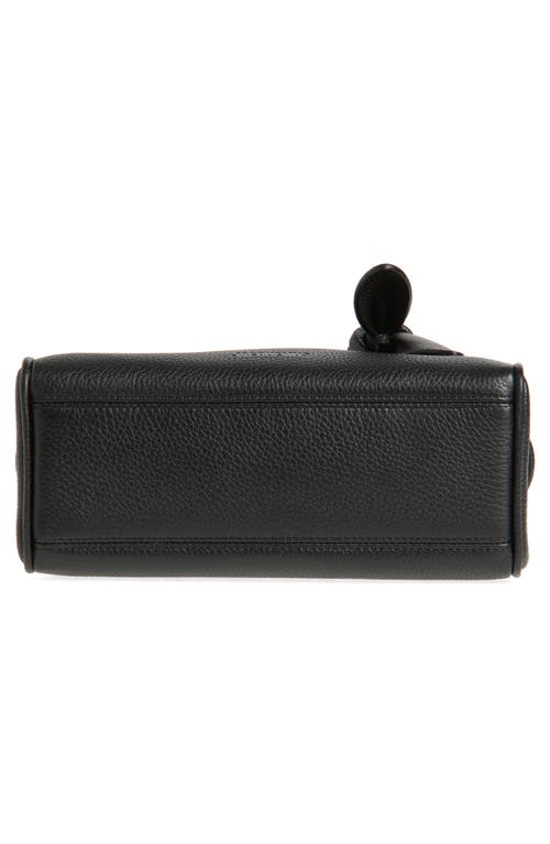Jacquemus Le Petit Turismo Grain Leather Bag In Black