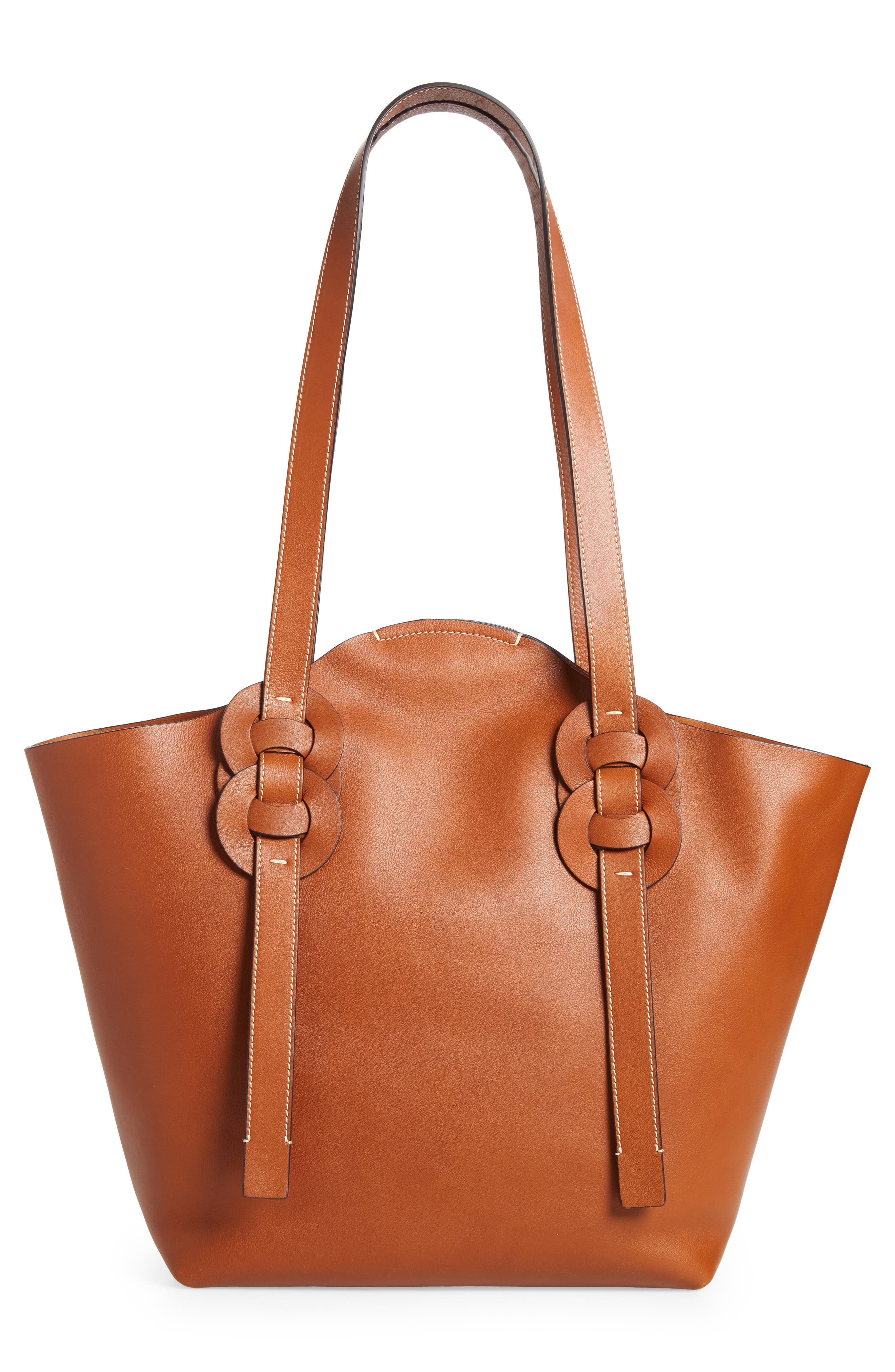 Chloé Medium Darryl Leather Tote, Alternate, color, 