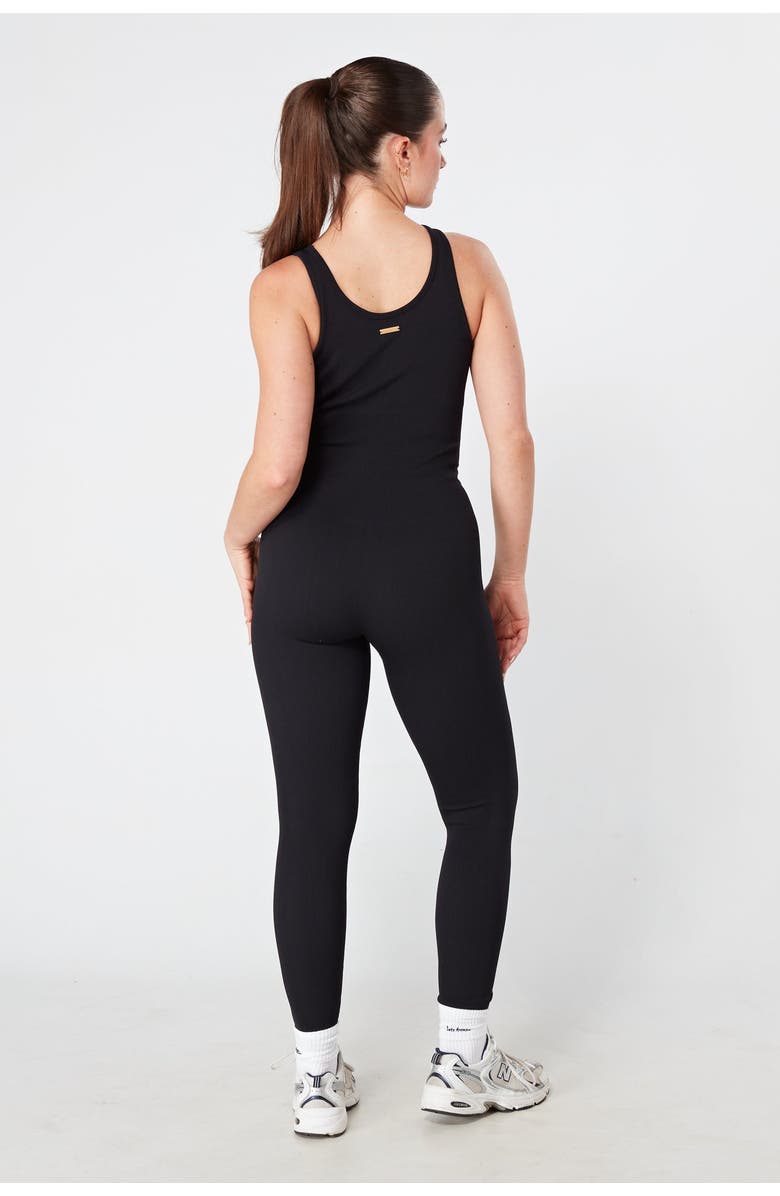 Twill Active Recycled Seamless Rib Unitard, Alternate, color,