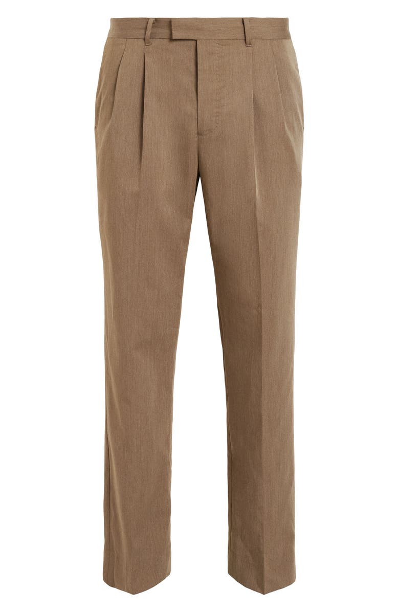 AllSaints Santee Pleated Front Pants, Alternate, color, Military Green