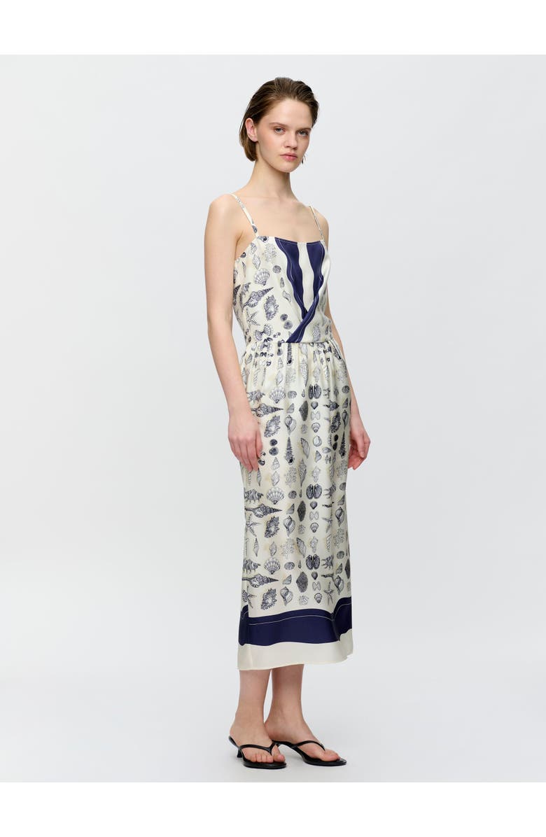 Callas Milano Samantha Print dress, Alternate, color, Navy / Ivory