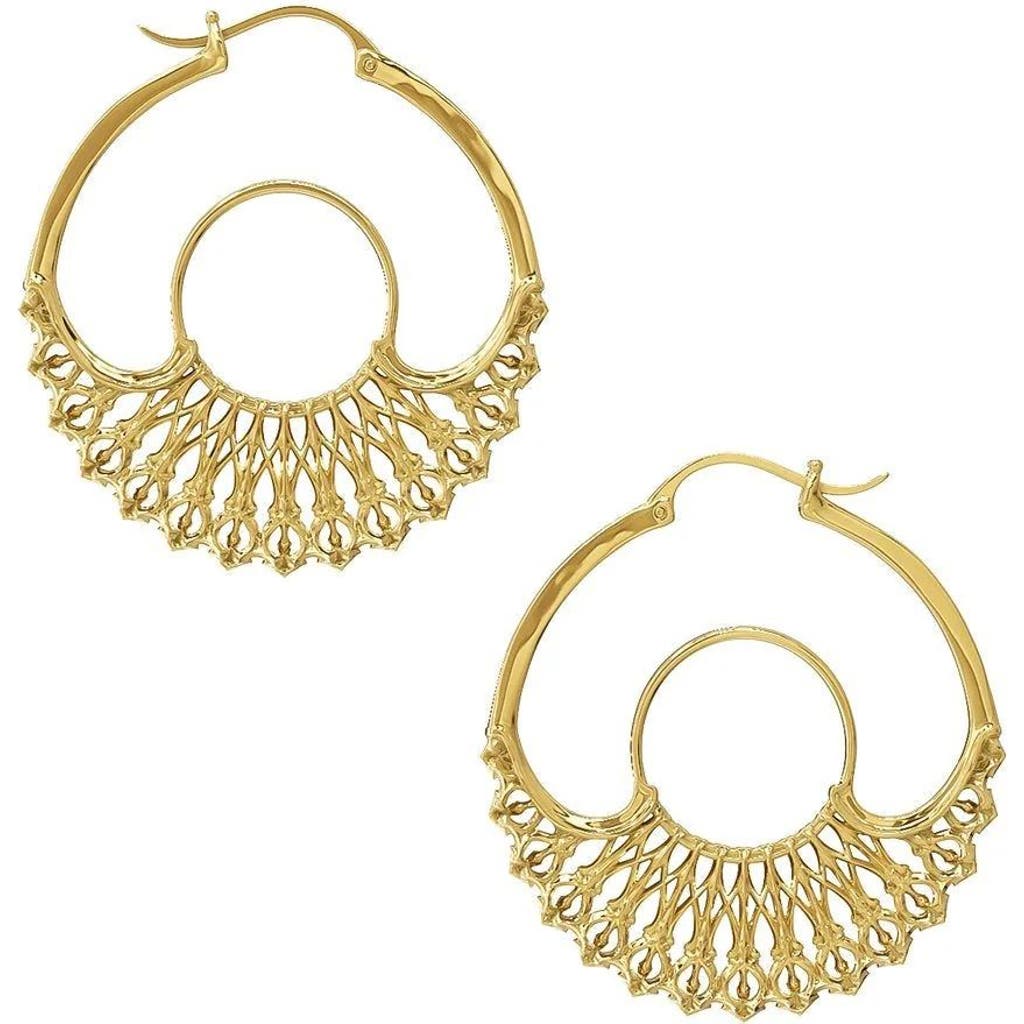 Astor & Orion Iris Hoops in Gold  product