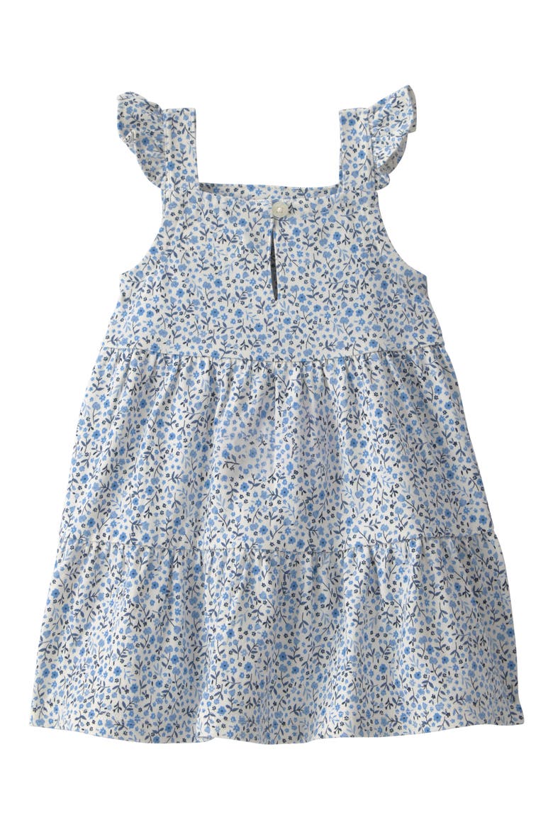 Floral Print Sundress & Bloomers Set, Main, color, BLUE FLORAL
