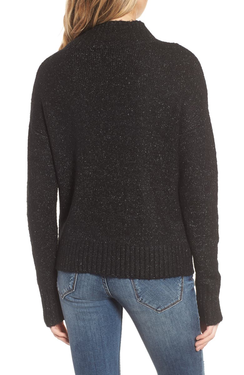 Love By Design Mock Neck Patch Pocket Pullover, Alternate, color,