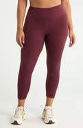 Zella Thrive Ribbed High Waist 7/8 Legging