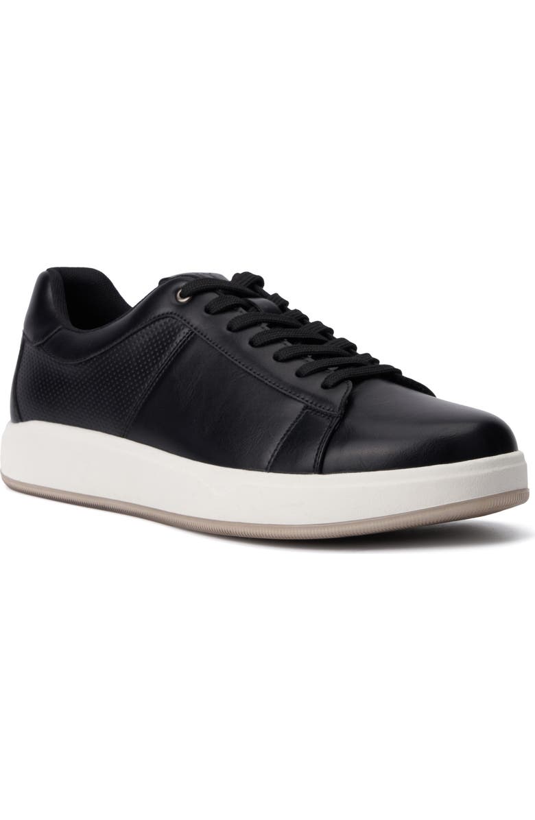NEW YORK AND COMPANY Brent Low Top Sneaker, Main, color, Black