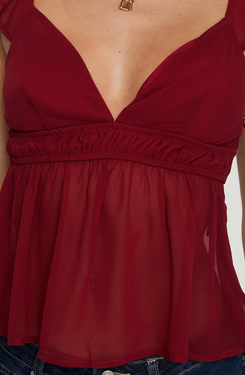 Princess Polly Elysea Babydoll Top, Alternate, color, 