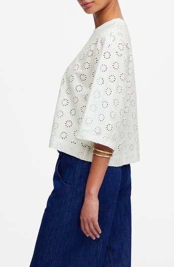 Embroidered Boxy T-Shirt