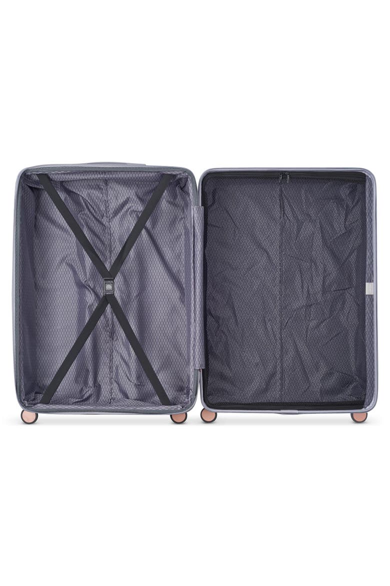 Delsey Alexis Lightweight Luggage Checked Large, Alternate, color, Platinum/Rose Gold