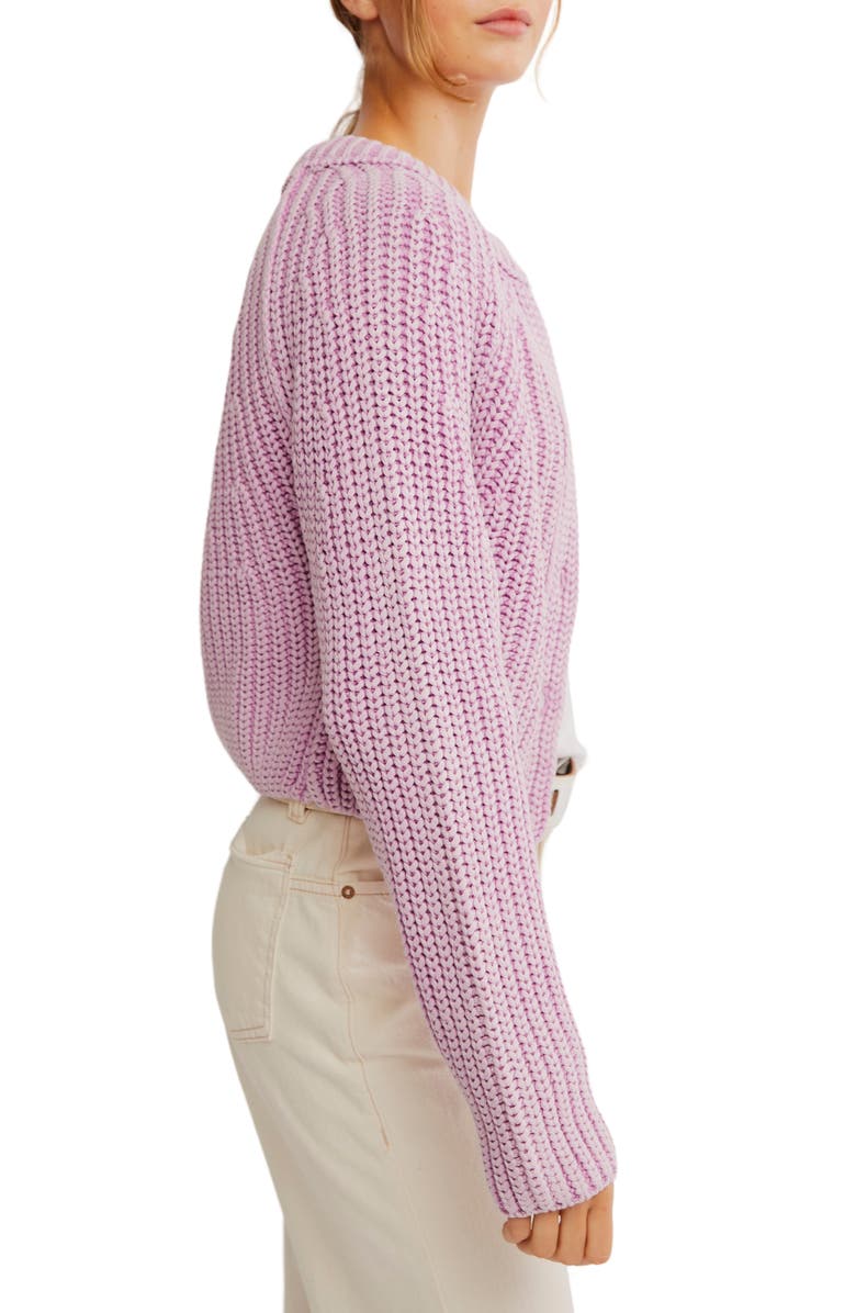 Free People Sweet Nothing Cotton Cardigan, Alternate, color, Spring Fling