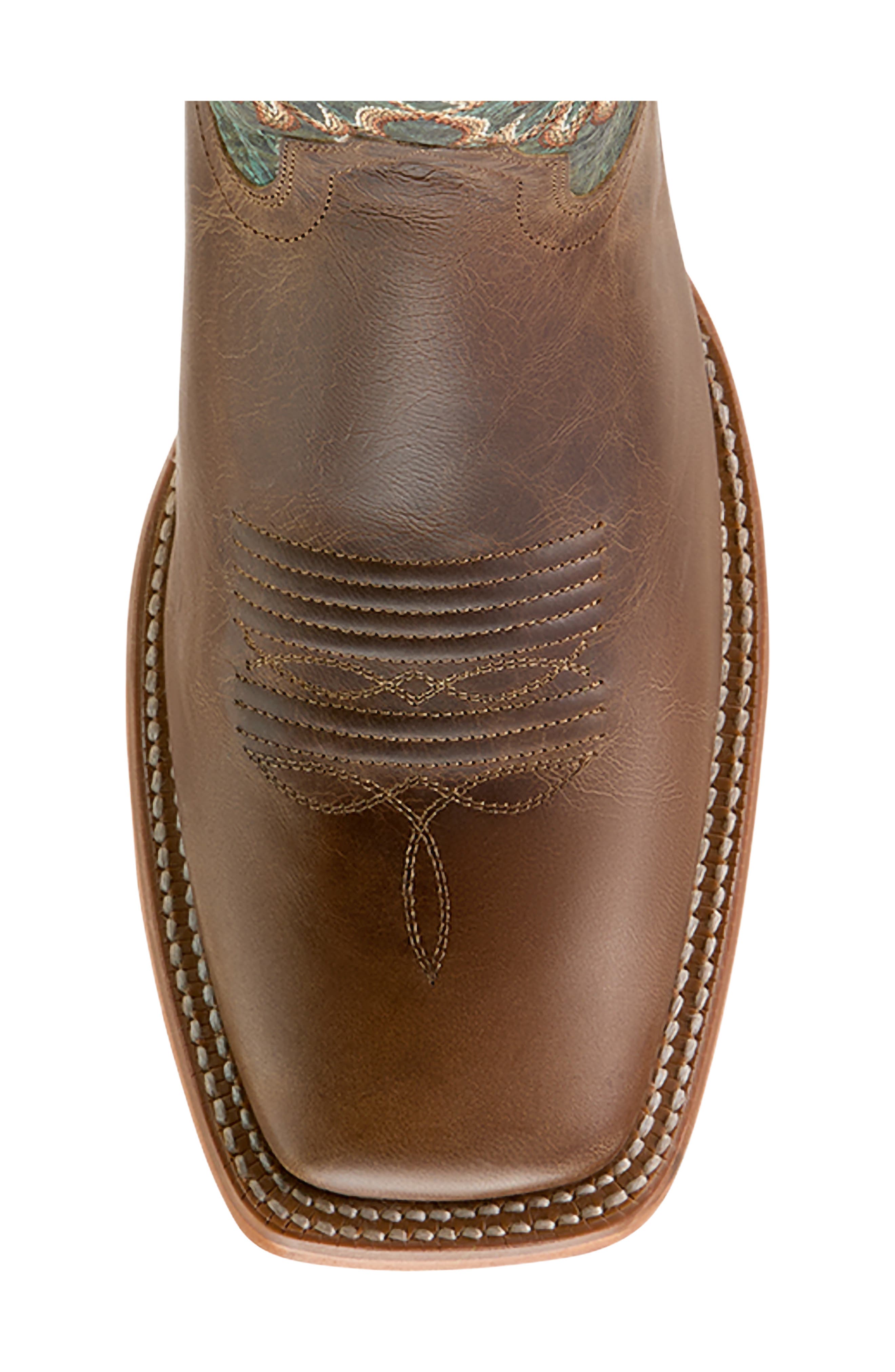 Steadfast Western Boot, Alternate, color, BROWN/ BLUE
