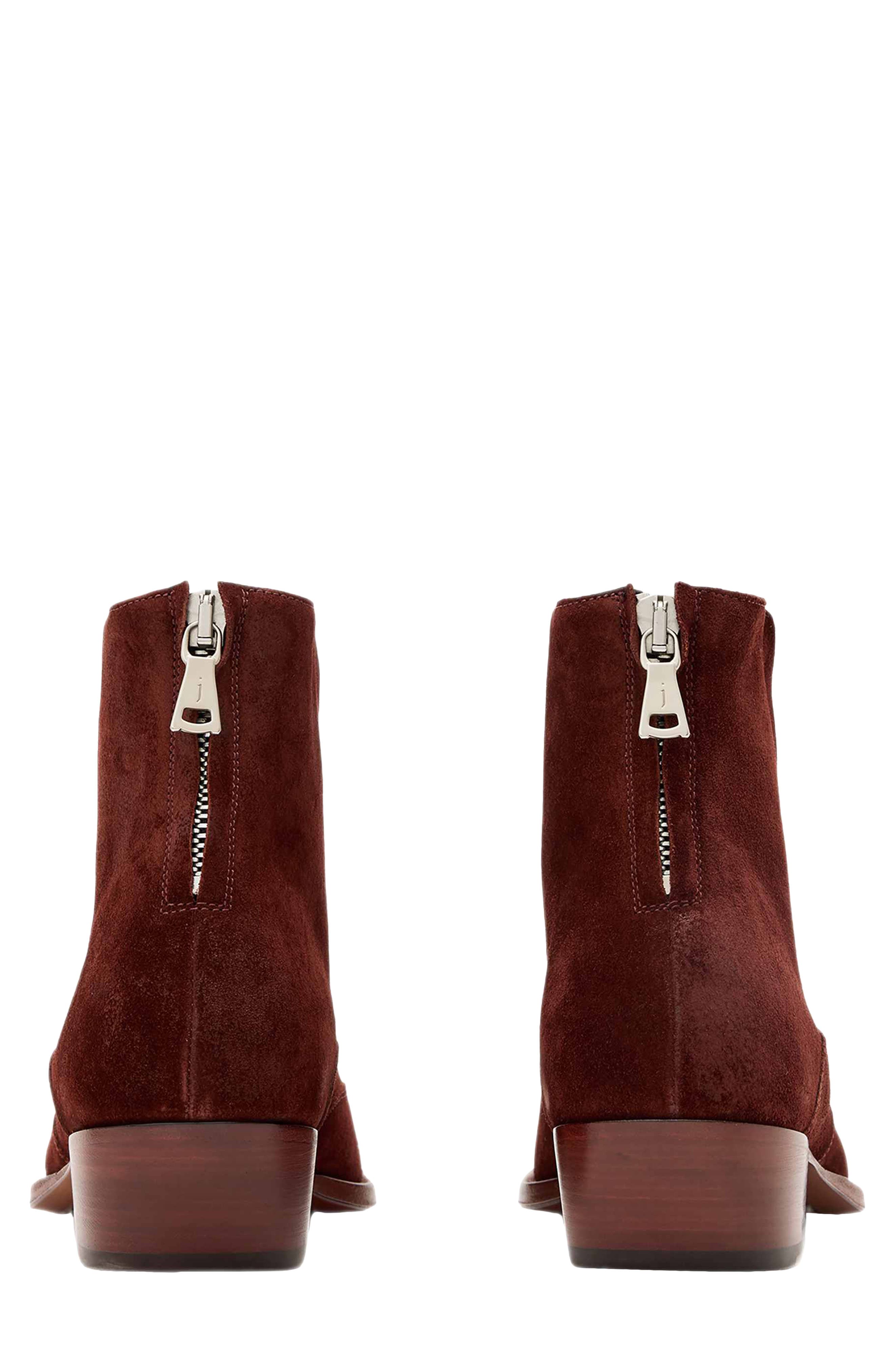 Windsor Wingtip Leather Boot, Alternate, color, TAMARIND