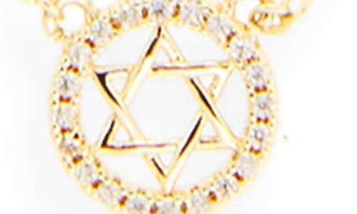 Chelsea28 Set Of Two Demi Fine Star Of David Necklaces In Multi