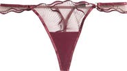Bluebella Marabel Embroidered Stretch Mesh Thong