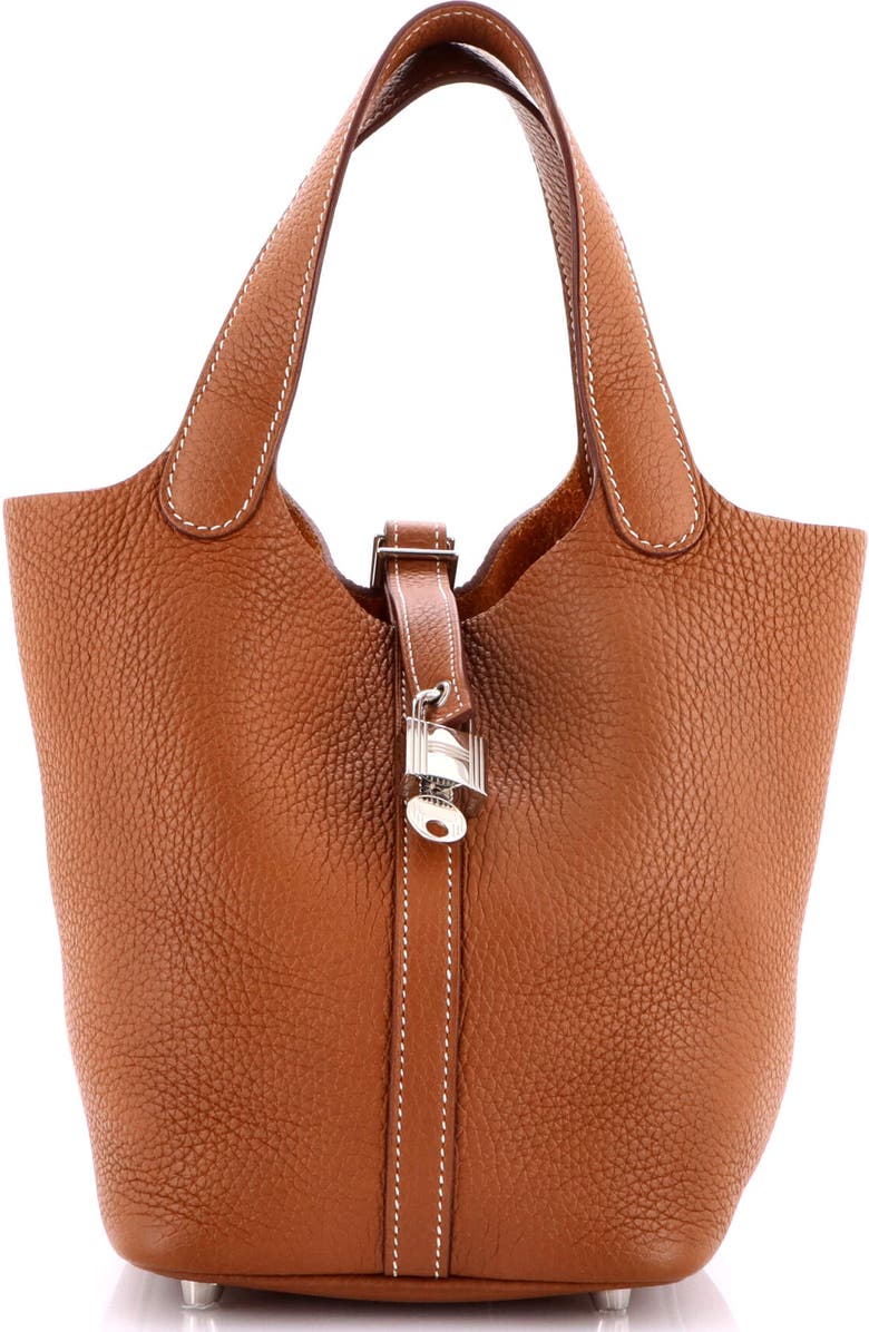 Pre-Owned Hermes Picotin Lock Bag Clemence PM, Main, color,