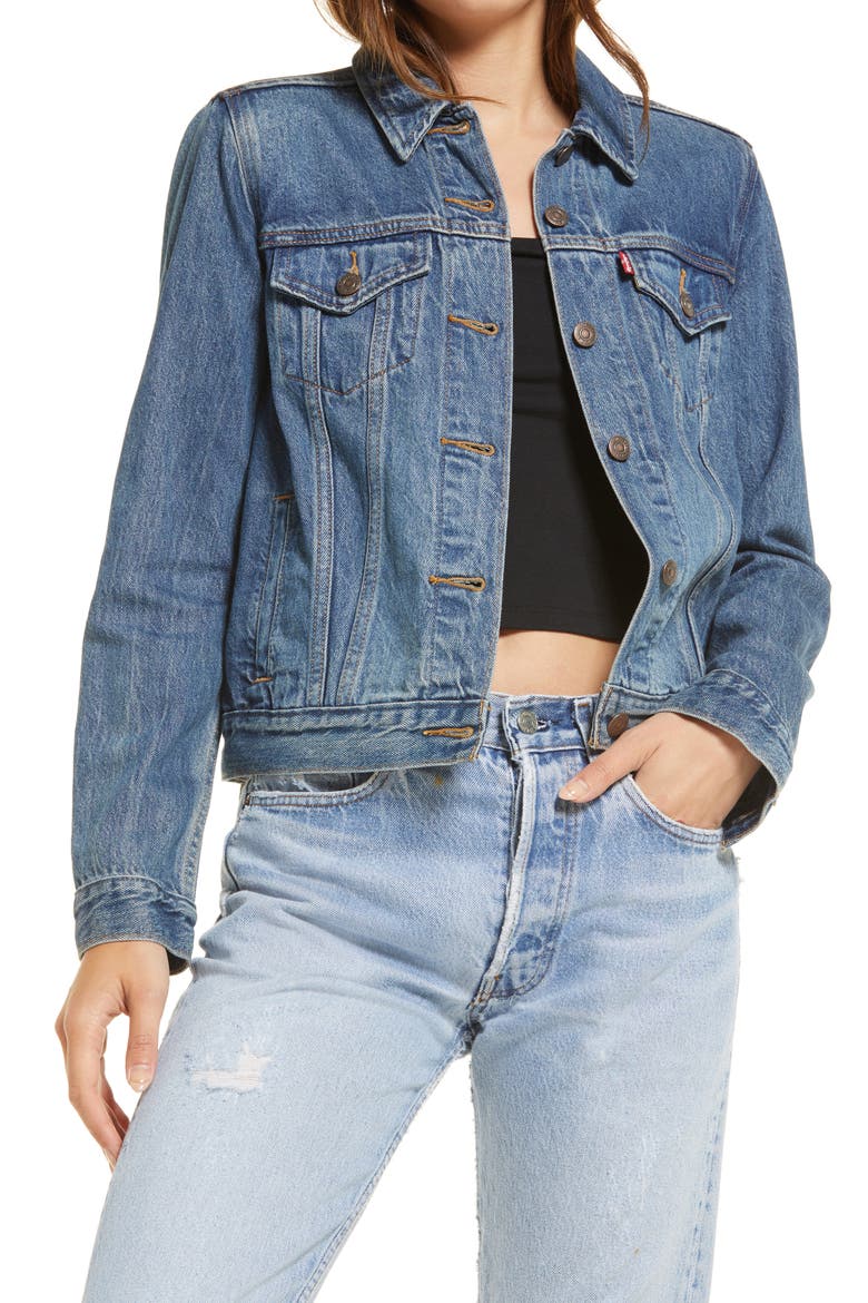 Original Trucker Jacket, Alternate, color, SOFT AS BUTTER DARK