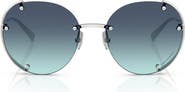 Tiffany & Co. 57mm Gradient Round Sunglasses