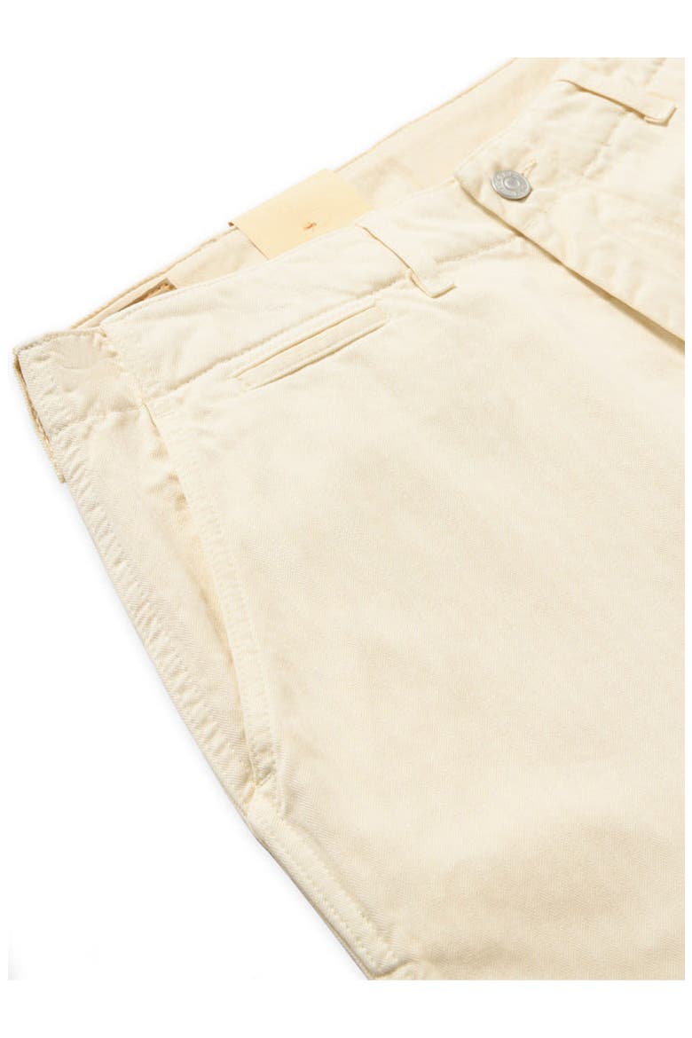 Herringbone Wide Leg Chino Pants, Alternate, color, Cream